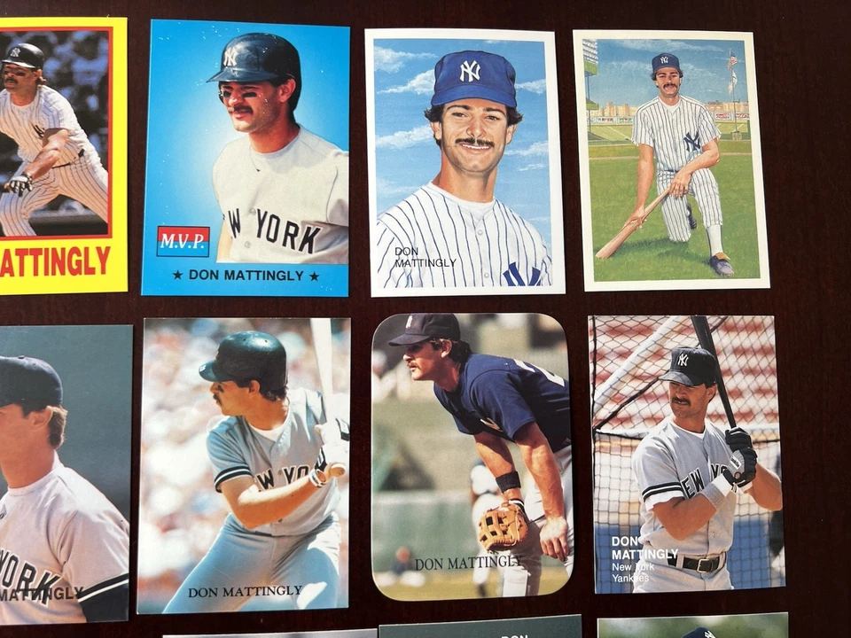 Lote de 35 tarjetas: 1987 1988 1989 1990 Don Mattingly tarjetas extrañas Broder clásico MVP Foto 4 de 4