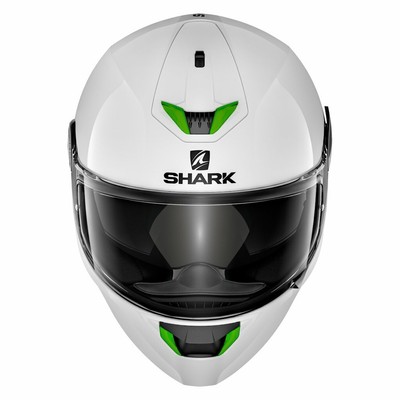 White Motorcycle helmets Shark D-SKWAL 2 BLANK WHU L HE4030EWHUL