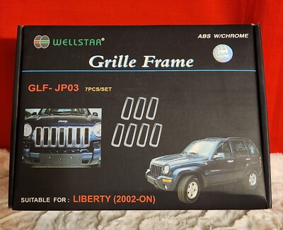 Jeep Liberty Chrome Grill Frame First generation KJ (2002 2007) 970165