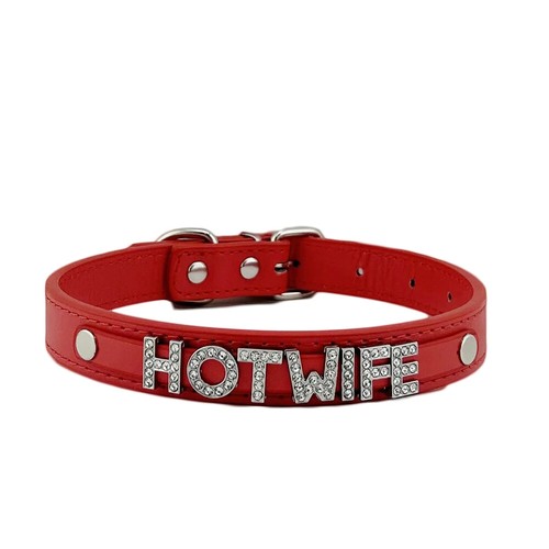 Collana Shocker Cosplay Cosplay Lettere Personalizzate Papà Schiavo Strass Bdsm - Foto 3 di 10