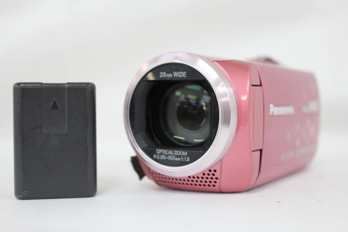 Panasonic HC-V520M Pink Digital HD Video Camera Memory 32GB