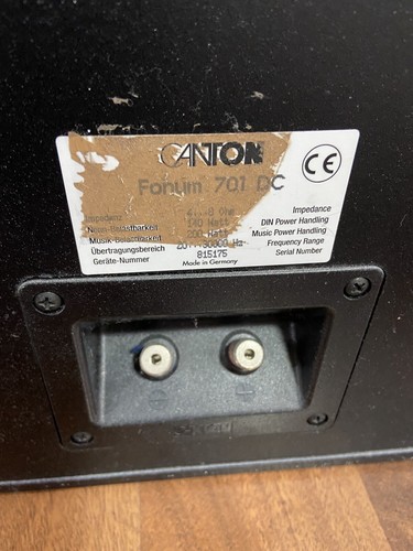 Canton Fonum 701 DC speaker ( pair ) - Picture 20 of 24