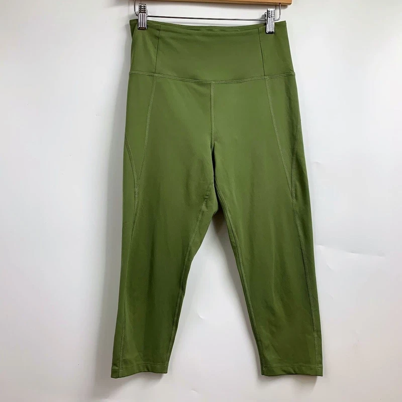 girlfriend-collective high waist stretch cropped leggings