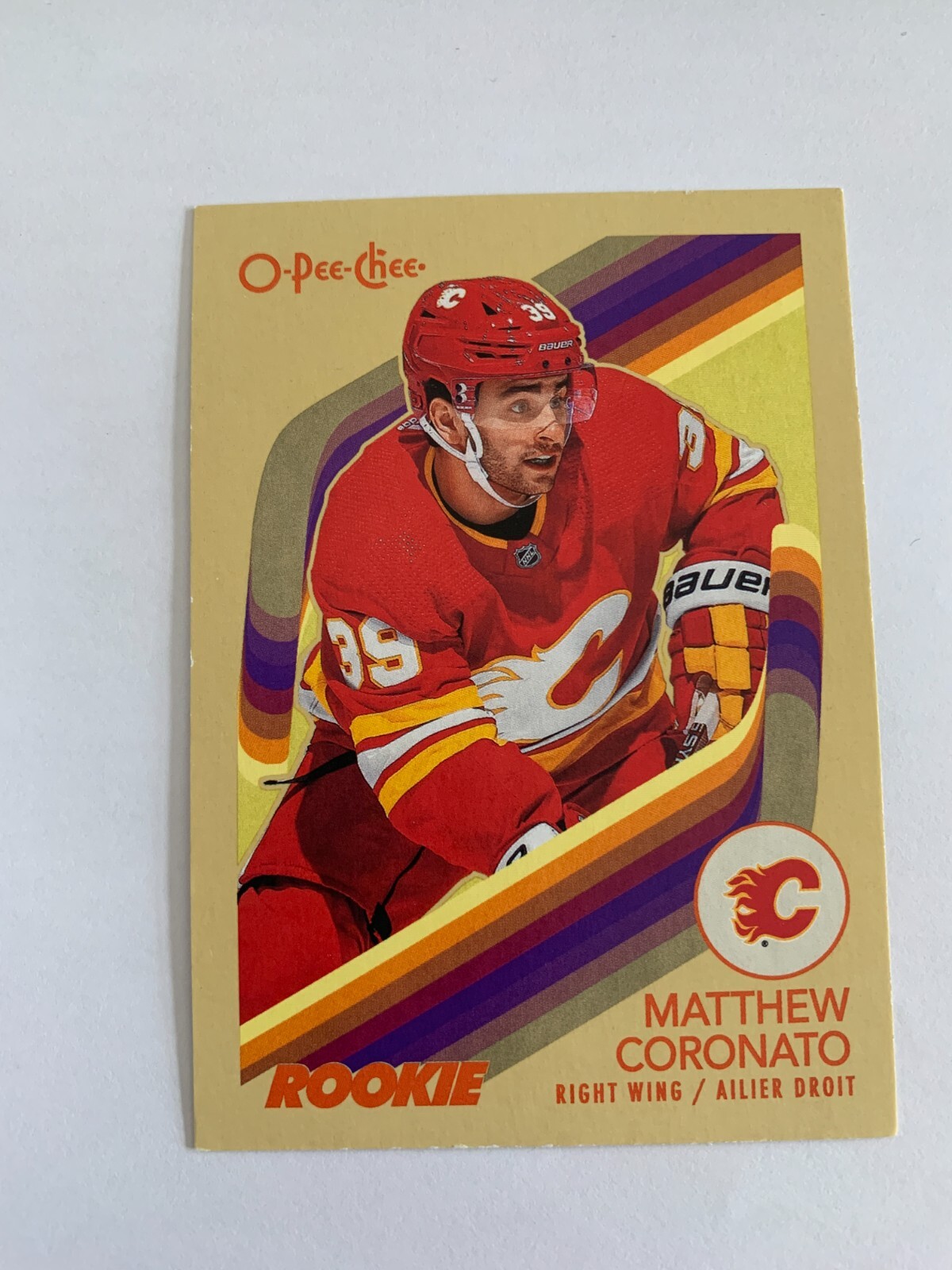 2023-24 O-Pee-Chee Retro #575 Matthew Coronato - Calgary Flames