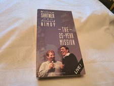 WILLIAM SHATNER LEONARD NIMOY The 25 Year Mission VHS New Sealed