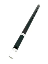 Signature African Black Wood High Bb Irish Tin Penny Whistle By Nick Metcalf