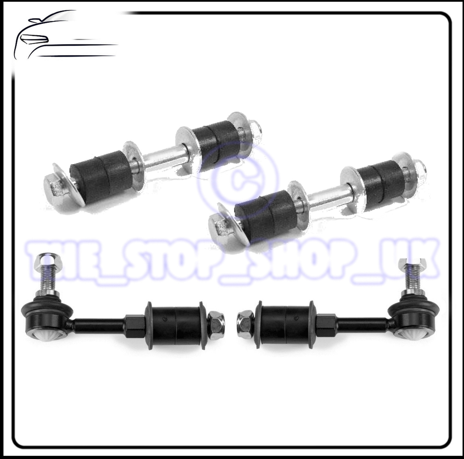 Proton Satria & Wira Front & Rear Anti Roll Bar Drop Link Rods Bars eBay