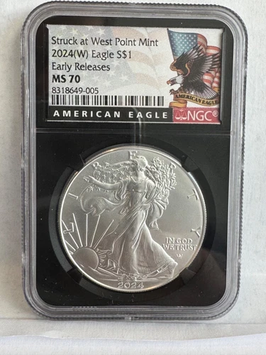 2024-W American Silver Eagle NGC MS70 Early Releases #005