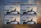 AMELIA EARHART & Lockheed Electra Model 10E Aircraft Stamp Sheet #1/2012 Burundi