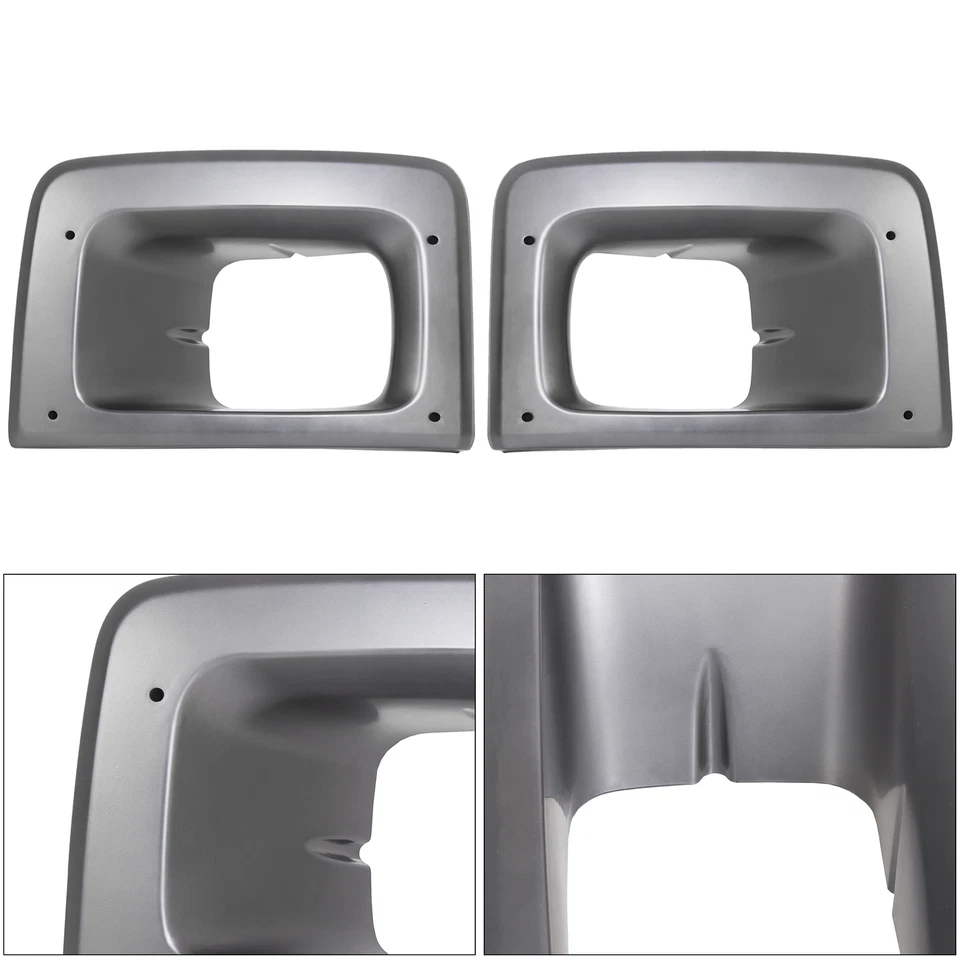 Headlight Bezel Trim Set For Chevy Chevrolet C7500 Kodiak C8500 GMC C6500 03-09 - Image 4 of 4