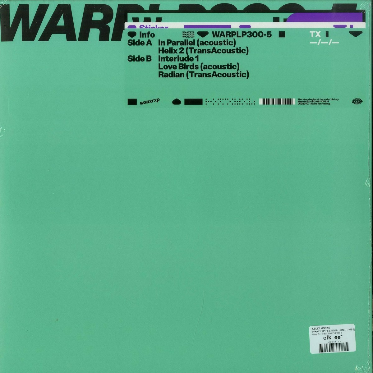 Kelly Moran WXAXRXP Session Limited 12”