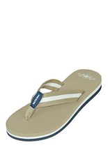 MADSea Damen Zehenstegpantolette Summertime High Zehentrenner Latschen beige