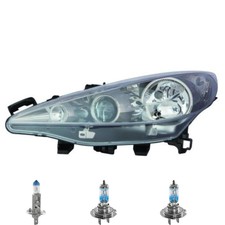 Scheinwerfer links inkl. OSRAM Lampen H7 H1 für Peugeot 207 CC WD_ WA_ WC_ WK