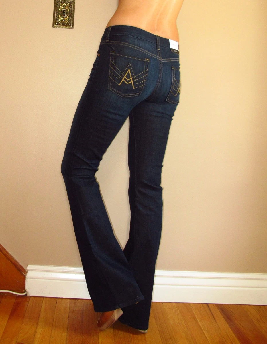 7 For All Mankind 198 A Pocket Y2K Vintage Bootcut Low Rise Jeans