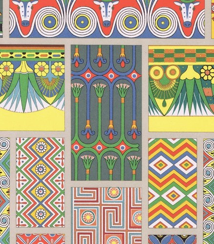 Racinet L'Ornament Polychrome C1885 ORIGINAL Prints - ANCIENT CIVILISATIONS - Picture 105 of 116