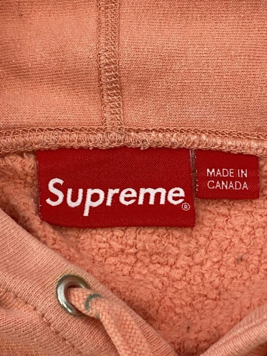 Felpa Supreme con cappuccio L cotone rosa usata