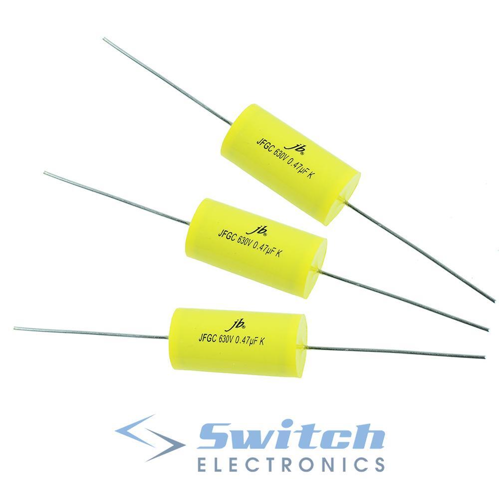 Axial Polypropylene Film Capacitor Valve Metal Film 630V ±10