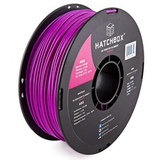HATCHBOX ABS 3.00 mm 3D Printer Filament in Purple, 1kg Spool