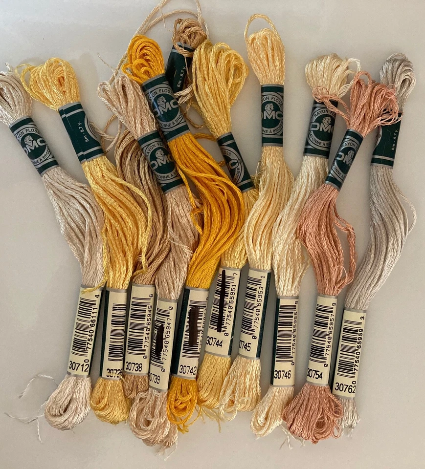 Group of Sixty-Four (64) Skeins DMC Rayon Six-Strand Embroidery Floss - Image 3 of 4