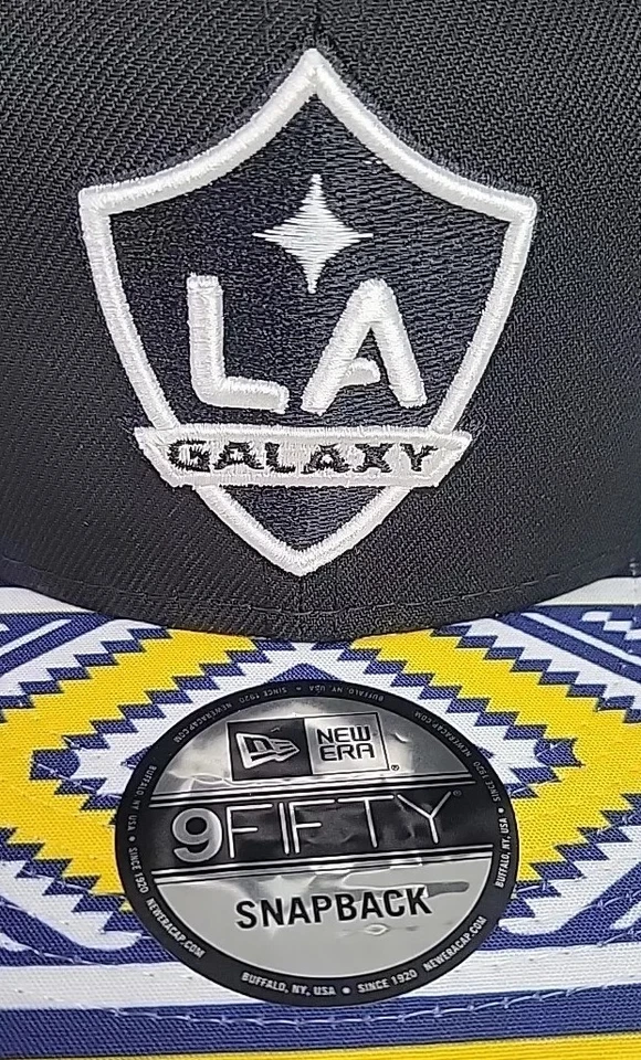 NWT NEW ERA Los Angeles LA GALAXY 9fifty snapback cap hat MLS soccer - Image 2 of 4