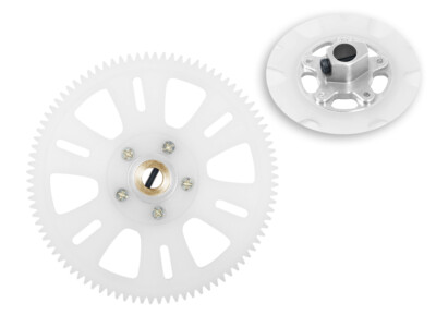 MH CNC Delrin Main Tail Drive Gear w/ Aluminum Hub set-BLADE 450X / 330X / 330S