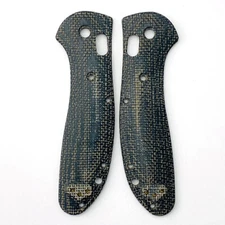 1Pair Custom Handle Patch Micarta Material Scales for Benchmade Griptilian 551-