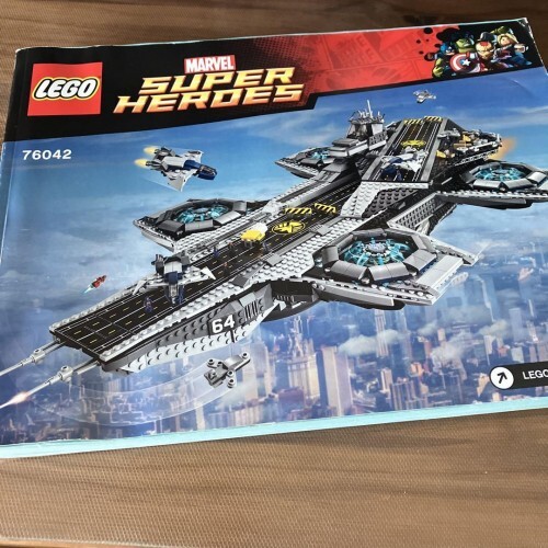 LEGO Marvel 76042 The SHIELD Helicarrier Super Herdes Boys Girls Kids toy USED - Picture 7 of 12