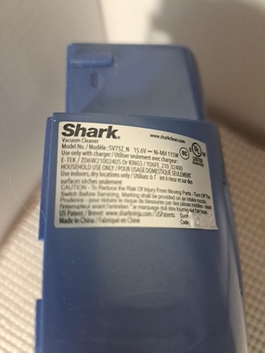 Original SHARK Pet Perfect Cordless Hand Vacuum Side Covers Parts SV75Z_N14 - Picture 8 of 11