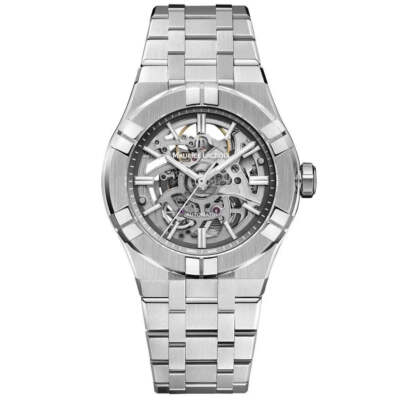 Maurice Lacroix Herren Skelett Aikon Automatik Uhr AI6007-SS002-030-1