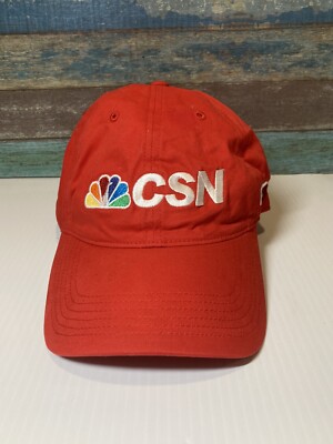 Comcast Sports Network TV Channel Mens Adjustable Strapback Hat Peacock Logo CSN