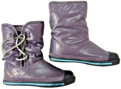 STIEFEL STIEFEL MÄDCHEN WINTER REGEN SCHNEE DIESEL WASSERDICHT GR. 30 VIOLETT