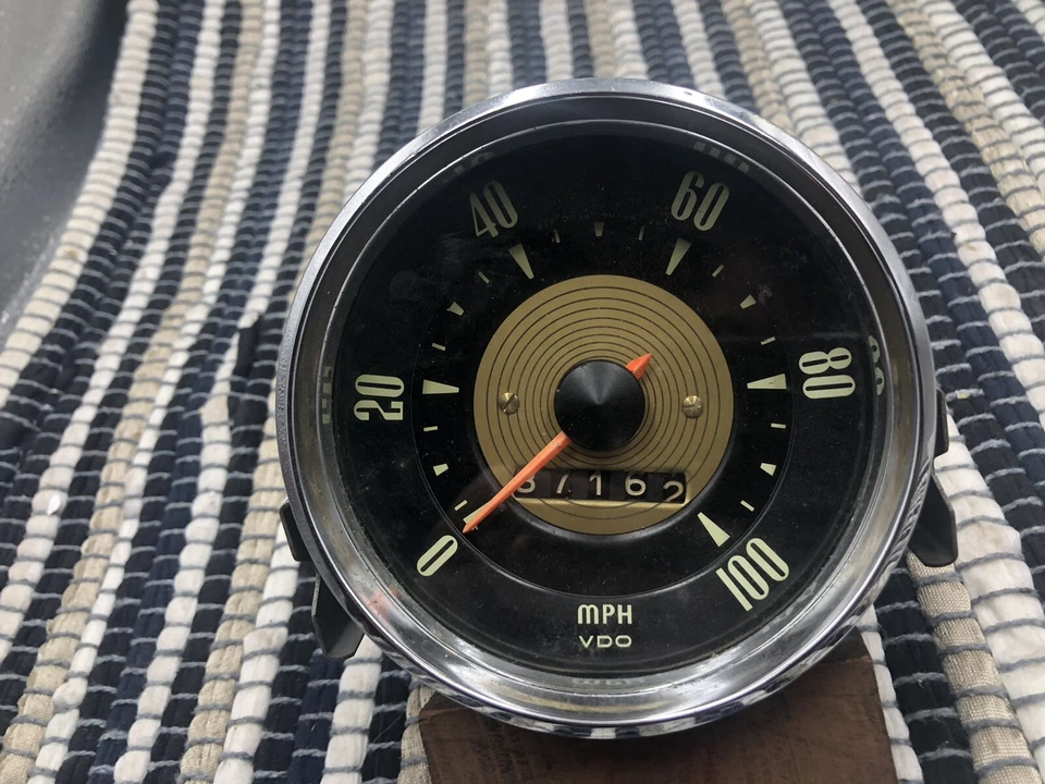 Velocímetro medidor cuadro de instrumentos vintage probado DKW 1958 1959 VDO 37.162 k Foto 4 de 4