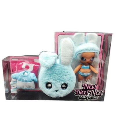 Na Na Na Surprise Doll Serie 2 Aspen Fluff Neu / beschädigter Verpackung