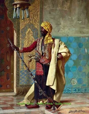 The Harem Guard 8.5x11 Photo Print Jean Discart Palace Soldier Official Fine Art