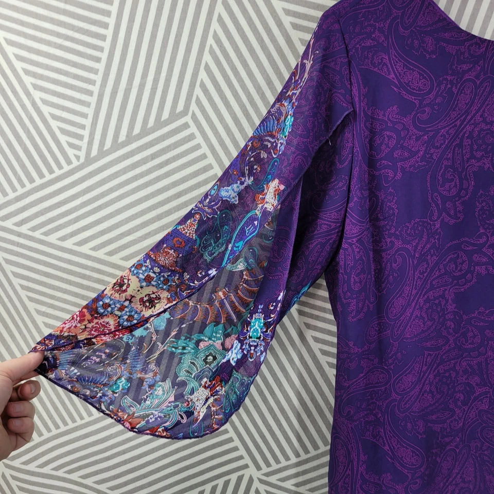 Grace Karin Dress Size Medium Cocktail Sheath Special Event Flutter Sleeve - Image 4 of 4