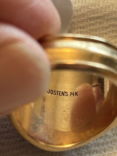 Mens 14k Gold 1949 University Of Michigan Class Ring 20.6 Grams Jostens - Picture 5 of 7
