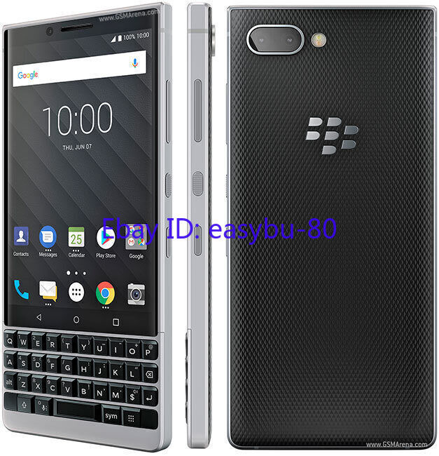 スマートフォン本体 BlackBerry KEY2 DUAL SIM Blackberry Key2 64GB Single or Dual SIM Unlocked Smartphone