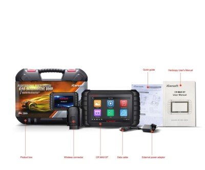 2026 iCarsoft CR MAX BT Professionelle Multimarken-Multisystem-Autodiagnosetool