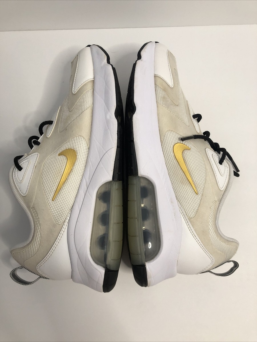nike air max 200 women's white and gold
