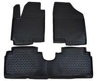 Gummimatten 3D GummifußMatten FüR Hyundai Ix20 2010-2018 3-Tlg TPE 3D