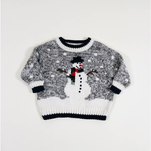 BOYS KNIT HOLIDAY SWEATER SIZE 3/6M