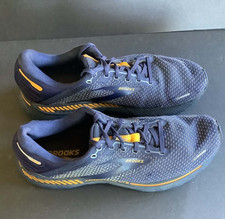 Brooks Men's Adrenaline GTS 22 Daily Training Shoes Blue/Yellow Size 12