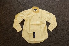New Ralph Lauren Boys Button Down Shirt / Oxford - Size 14 - YELLOW