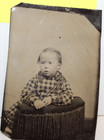 Photograph Lot of 8 Tin Type Tintype Men Women Children — photo 5