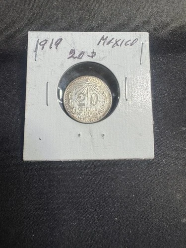 1919 Mexico 20 Centavos Silver — photo from another recent sale