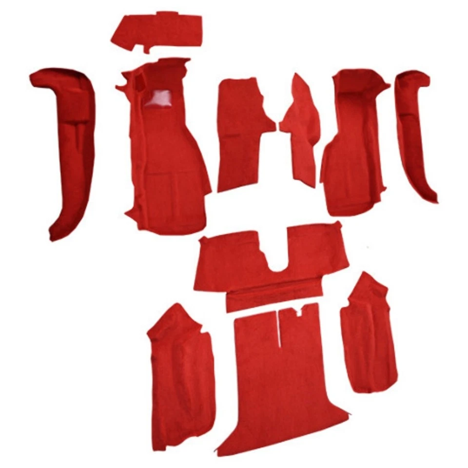 Alfombra para Chevrolet Corvette 94-96 cupé completa con almohadilla moldeada 11 piezas Foto 2 de 4