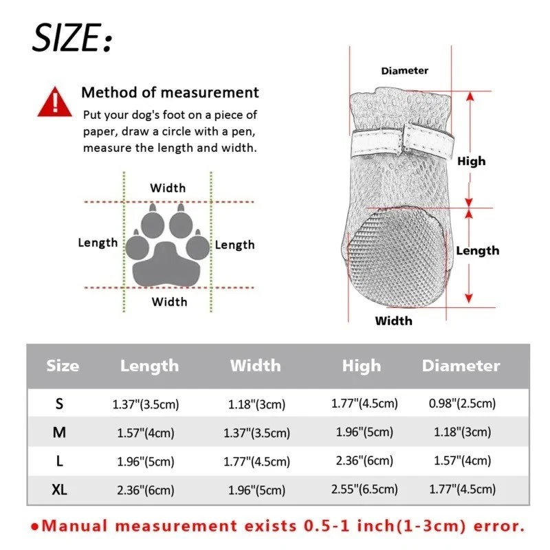 Mascota Perro Zapatos Cachorro Exterior Fondo Suave Impermeable Botas de Lluvia para Perros Pequeños Gato Foto 2 de 4