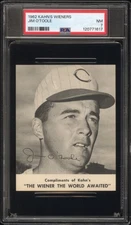 1962 Kahn's Wieners JIM O'TOOLE PSA 7