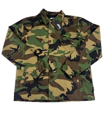 Stüssy Camo Cruize Coach Jacket Size Small | eBay UK