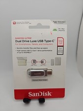 New SanDisk 512GB Ultra Dual Drive Go USB Type-C Flash Drive SDDDC3-512G